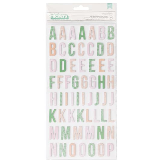 Thickers&#x2122; Maggie Holmes Parasol Amour Alphabet Foam Stickers